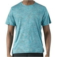 thumbnail image 1 of ZCFZJW Daily Shirts for Men Casual Summer Short Sleeve Round Neck Graphic Tees Shirt Loose Lightweight Comfy Basic Workout T-Shirts Light Blue XXXXXL, 1 of 7
