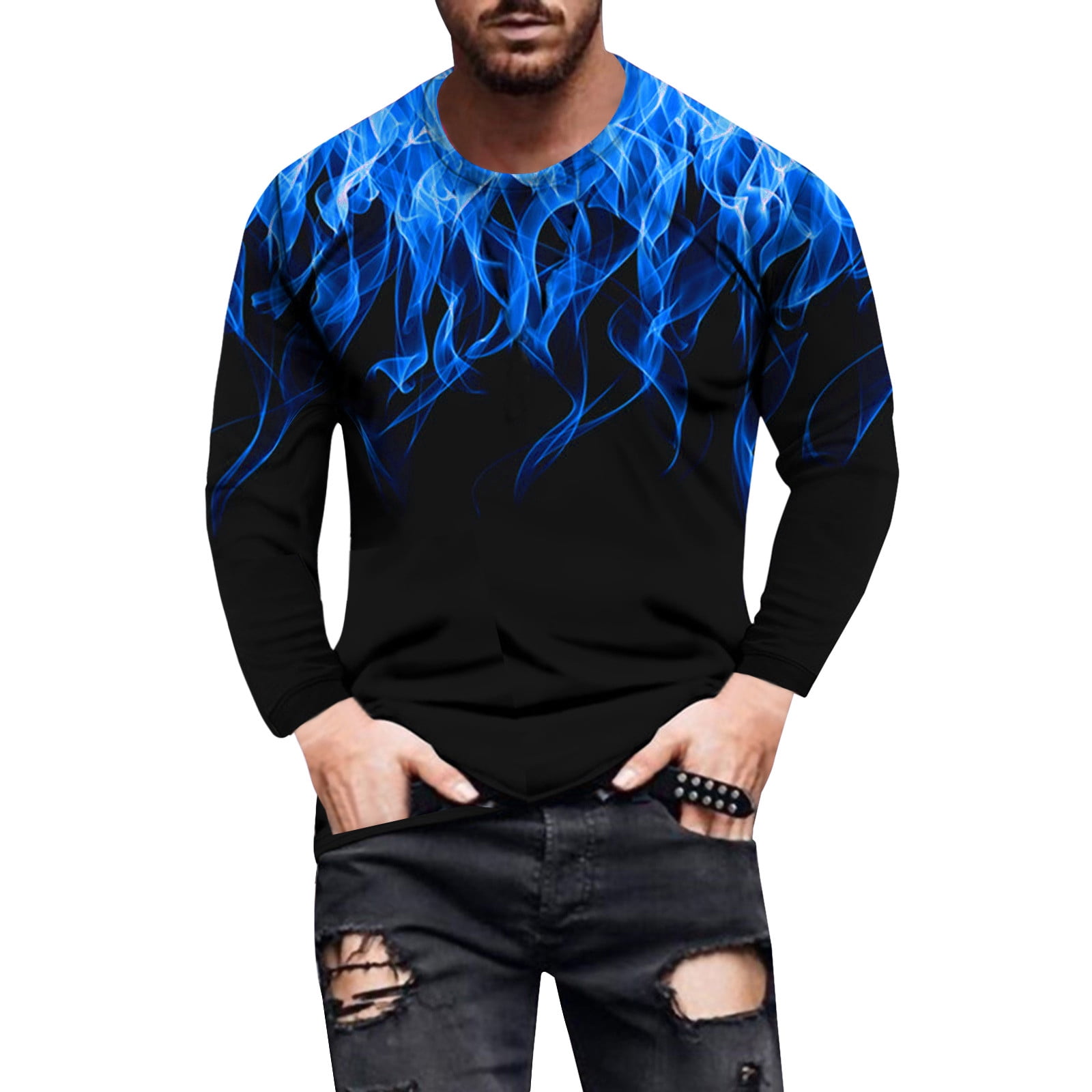 FZVYD T Shirts for Men Polo,Mens Lightweight Long Sleeve