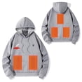 thumbnail image 1 of ZCFZJW Heated Hoodie for Men Trendy Printed Fall Winter Long Sleeve Thick Warm Hooded Sweatshirts Heated Jackets USB Electric Pullover Outdoor 5 Heating Zones with Pockets C-Gray XXXL, 1 of 10