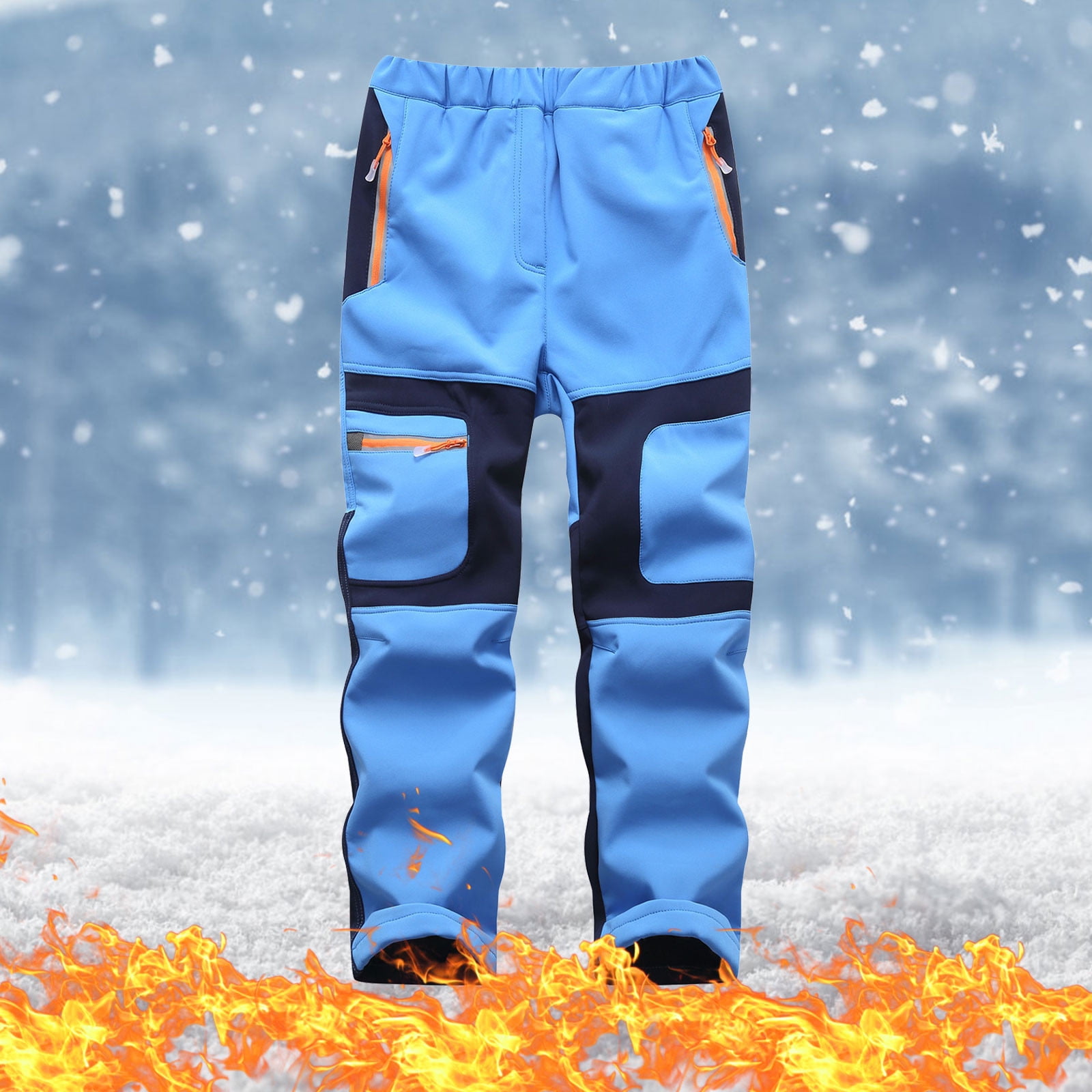 Mini boden boys 11/12 ski/snow pants insulated warm zip 2024 pockets snowboard