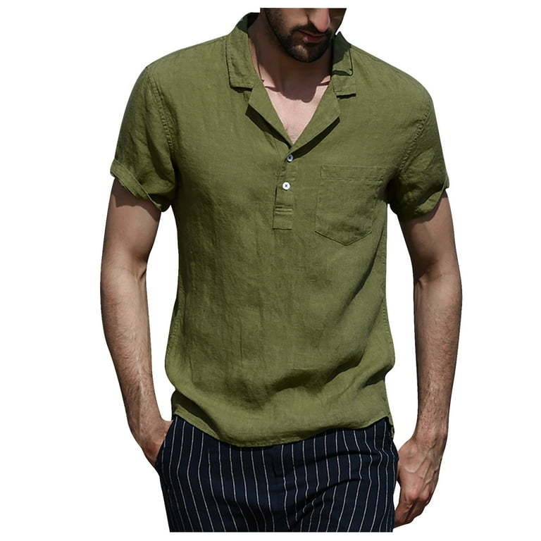 Big and tall olive green shirt online