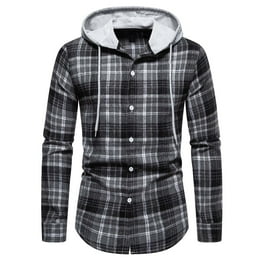 Hooded flannel jacket walmart deals