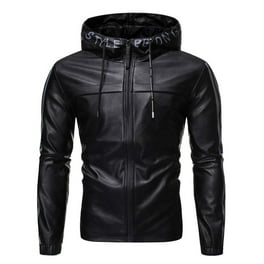 Walmart mens leather jackets hot sale