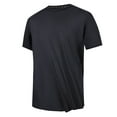 thumbnail image 1 of ZCFZJW Men's Cool Shirts Big and Tall Regular Fit Casual Solid Color Short Sleeve Shirts Quick Dry Rashguard Workout Fishing Running Athletic T-Shirts Black L, 1 of 7