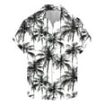 thumbnail image 1 of ZCFZJW Men's Hawaiian Floral Shirts Vintage Printed Summer Short Sleeve Button Down Tropical Beach Vacation Tees Shirt Tops Multicolor#11 L, 1 of 5