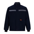 thumbnail image 1 of ZCFZJW Men's Lapel Sherpa Fleece Lined Thicken Denim Jean Trucker Jacket Coats Long Sleeve Slim Fit Casual Jean Jacket with Pockets Blue XL, 1 of 6