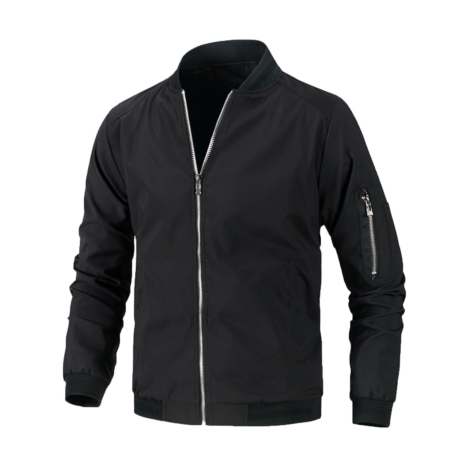 ZCFZJW Men's Lightweight Bomber Jacket Windbreaker Softshell