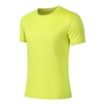 thumbnail image 1 of ZCFZJW Men's Short Sleeve UPF 50+ T-Shirt Lightweight Quick Dry Rash Guard Athletic Running Swim Top Tee Performance Water Shirts Green L, 1 of 5
