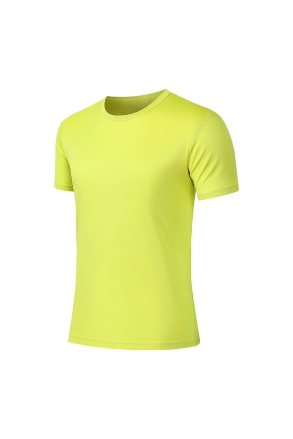Men's Short Sleeve UPF 50+ T-Shirt Lightweight Quick Dry Rash Guard Athletic Running Swim Top Tee Performance Water Shirts Green S