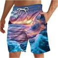 thumbnail image 1 of ZCFZJW Men's Swim Trunks Quick Dry Board Shorts Swimsuit Swimwear Bathing Suit Summer Casual Tropical Palm Tree Print Elastic Waist Athletic Short Pants with Pockets Multicolor#07 XXXXL, 1 of 4