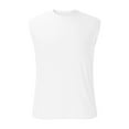 thumbnail image 1 of ZCFZJW Men's Workout Tank Tops UPF 50+ Swim Shirts Quick Dry Running Sleeveless UV Protection Muscle Tees Basic Athletic T-Shirts White XL, 1 of 5