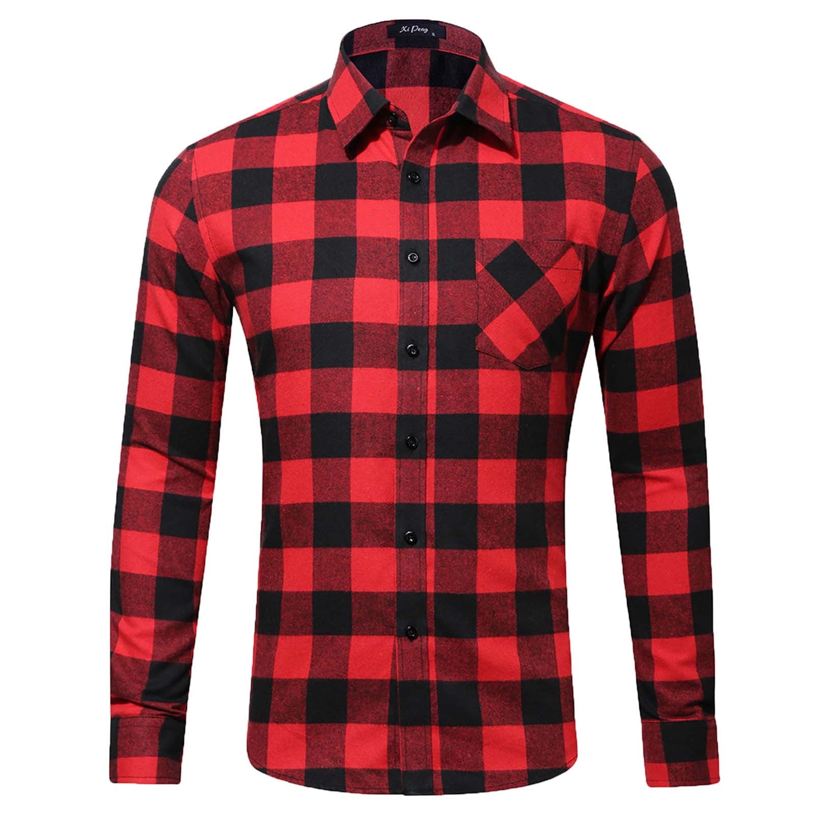 mens big and tall buffalo plaid shirt