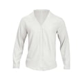 thumbnail image 1 of ZCFZJW Mens Cardigan Sweaters with Buttons V Neck Loose Sweater Fall Spring Casual Lightweight Button Down Knitted Cardigan Sweater Tops White S, 1 of 9