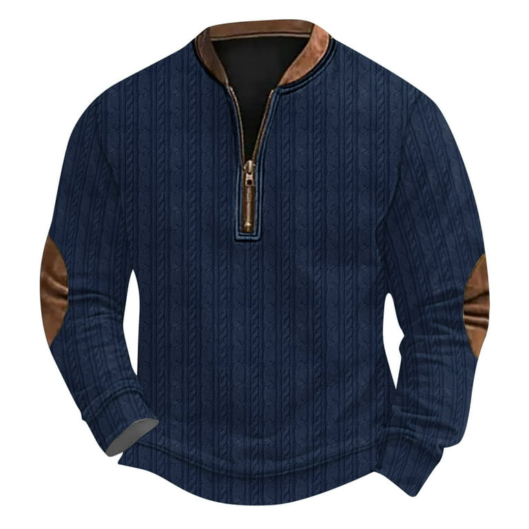 Loose Zipper V- neck Sweaters Loose Zipper V- neck Sweaters