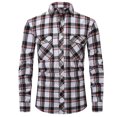 thumbnail image 1 of ZCFZJW Mens Casual Plaid Shirts Button Down Long Sleeve Regular Fit T Shirts Buffalo Plaid Dress Work Shirt with Pocket White XXL, 1 of 3