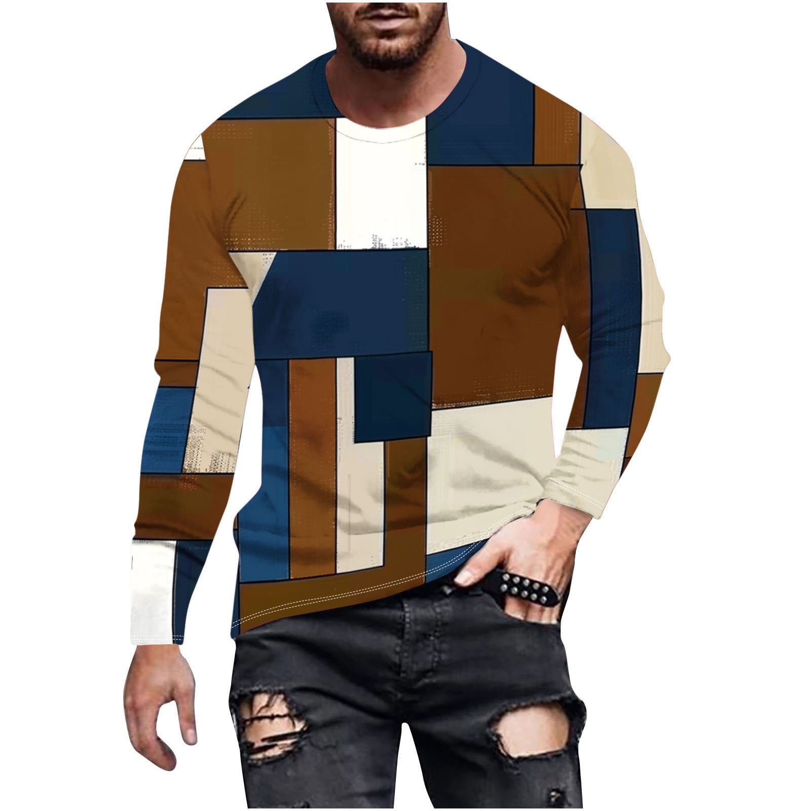 メンズウェア TFW49 THICK COLLAR CREW NECK PRINT LONGT THICK COLLAR CREW NECK | TFW49（ティーエフダブリュー