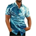 thumbnail image 1 of ZCFZJW Mens Hawaiian Floral Shirts Tropical Button Down Shirt Summer Beach Shirt Big and Tall Regular Fit Casual Short Sleeve Graphic Tees Tops Multicolor#11 XXL, 1 of 3