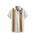 thumbnail image 1 of ZCFZJW Mens Hawaiian Shirts Casual Button Down Tropical Prints Short Sleeve Holiday Beach Shirts Loose Regular Fit Summer Tops Z01-Khaki S, 1 of 6