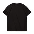thumbnail image 1 of ZCFZJW Mens Oversized Crewneck T-Shirts Atheltic Summer Short Sleeve Regular Fit Basic Workout Tees Shirt Lightweight Pullover Tops Black L, 1 of 3