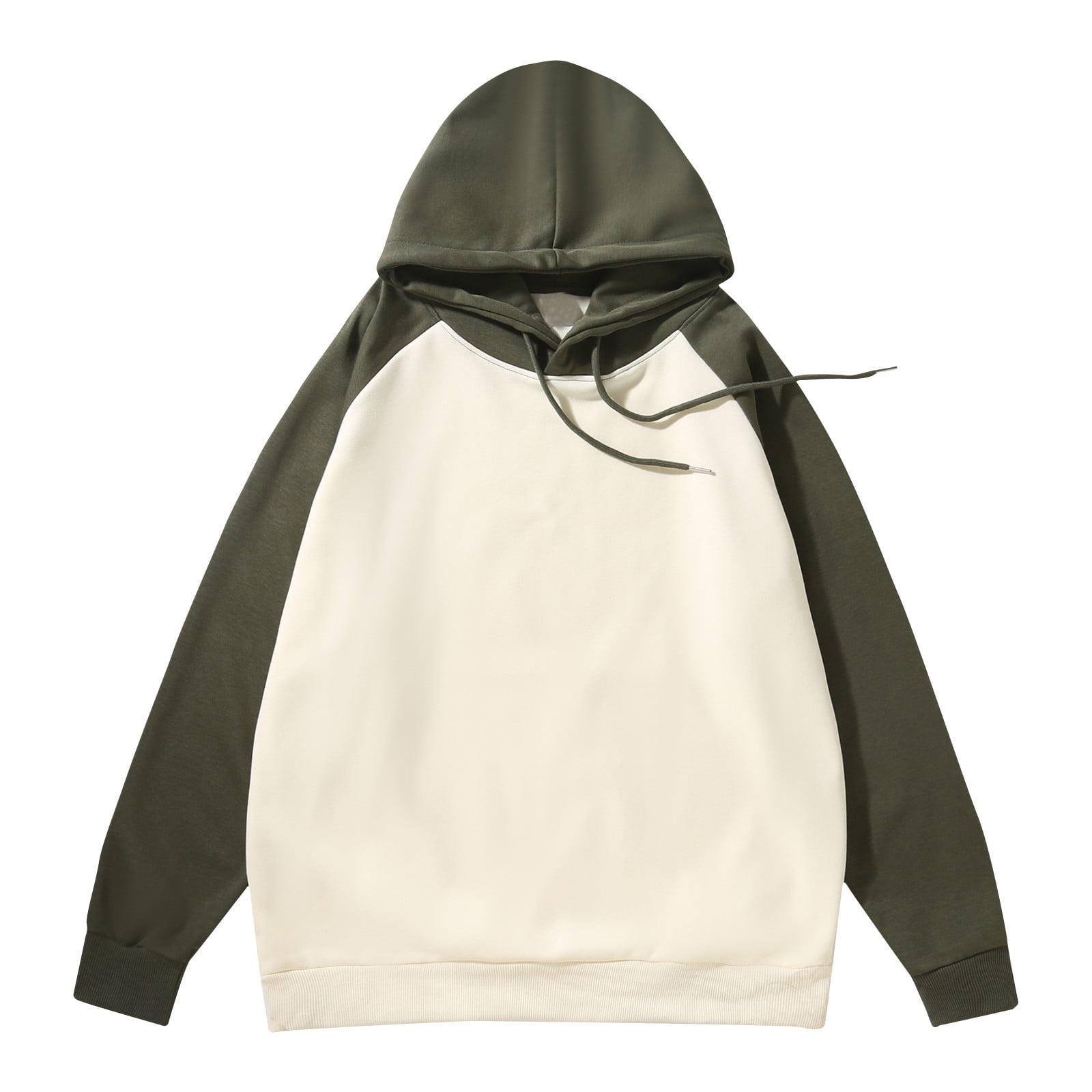 ZTFYKLIN Herren Hoodie Mit Kokosnuss-Print - Streetwear Fleece Pullover Oversize