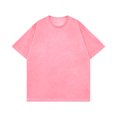 thumbnail image 1 of ZCFZJW Oversized T Shirts for Men Streetwear Vintage Short Sleeve Casual Baggy Loose Solid Basic Cotton Athletic Tee Pullover Tops Watermelon Red S, 1 of 3