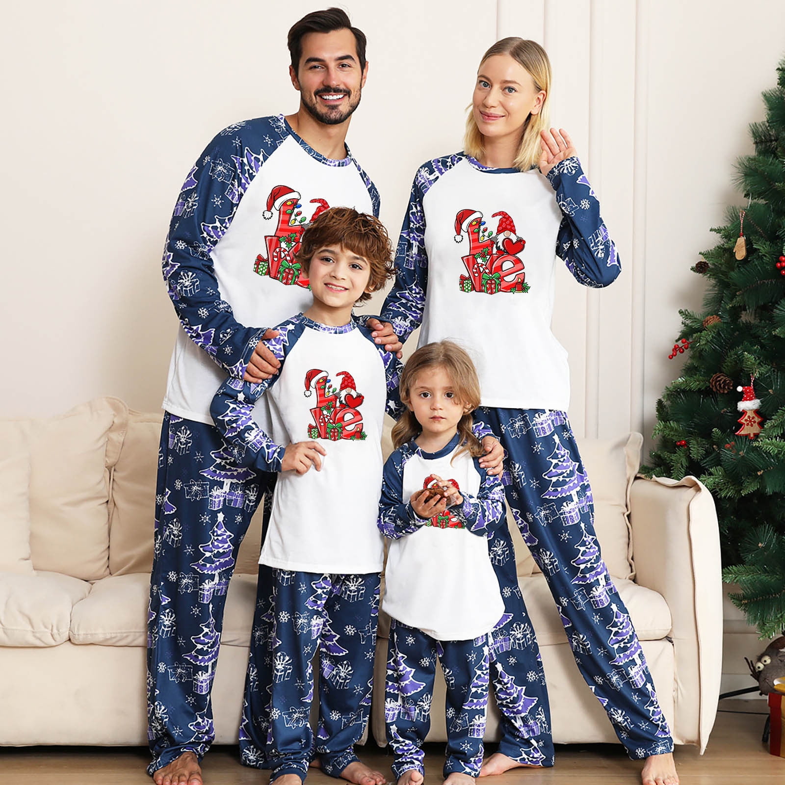 luwita Matching Pjs For Best Friends Christmas Pajamas for Family Pjs  Matching Set Long Sleeve T-Shirts and Pants Holiday Nightgowns with Merry  Christmas Pijamas Para Parejas - Yahoo Shopping