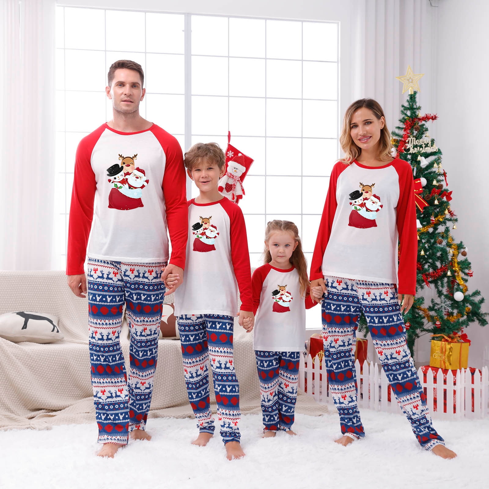 Snowman pjs for adults sale