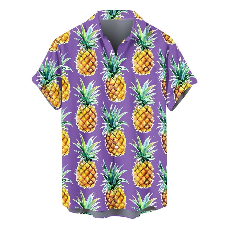 Pineapple T Shirt Beach For Men Women Pink, Purple, Vacation Pineapple T Shirt Beach For Men Women Pink, Purple, Vacation