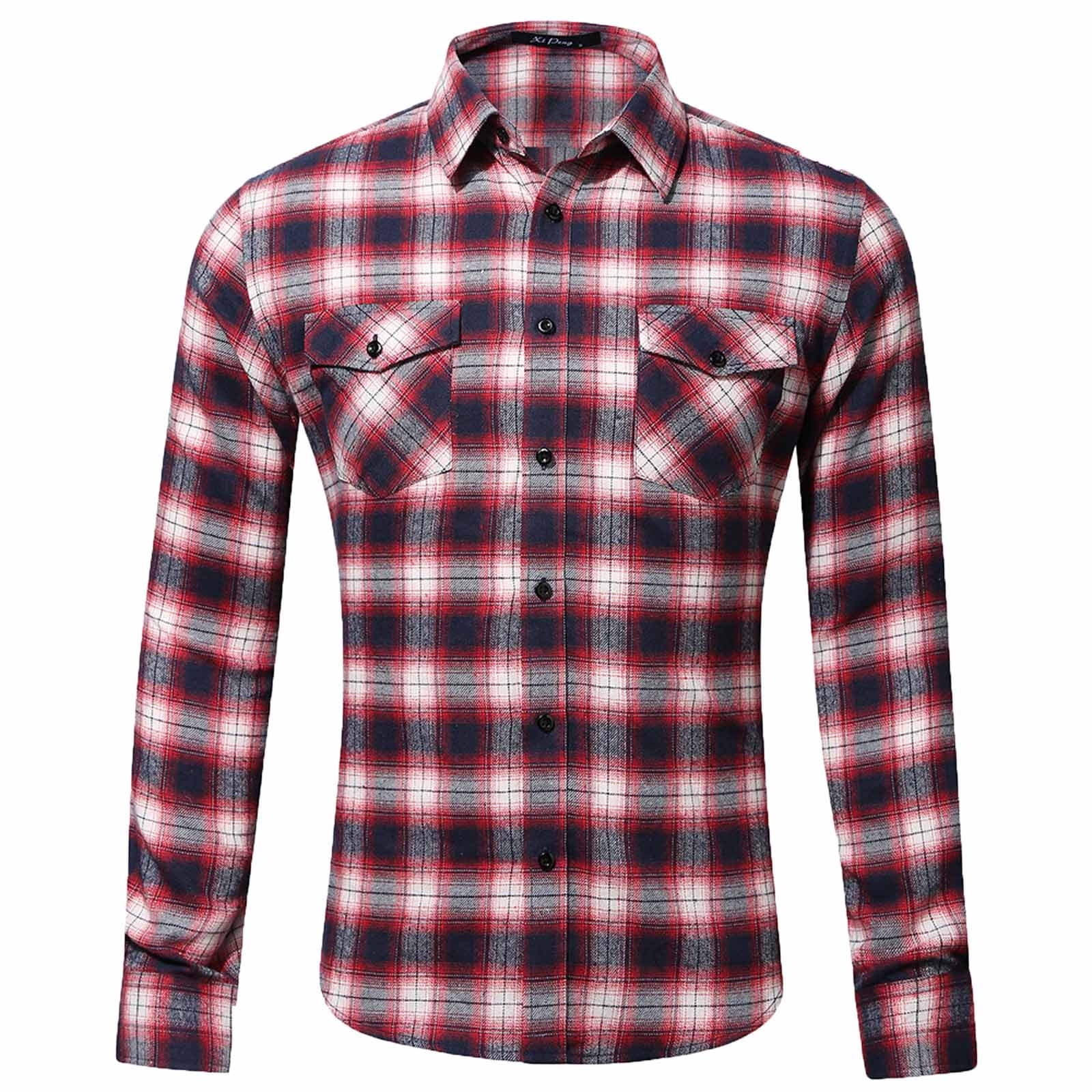 mens big and tall buffalo plaid shirt