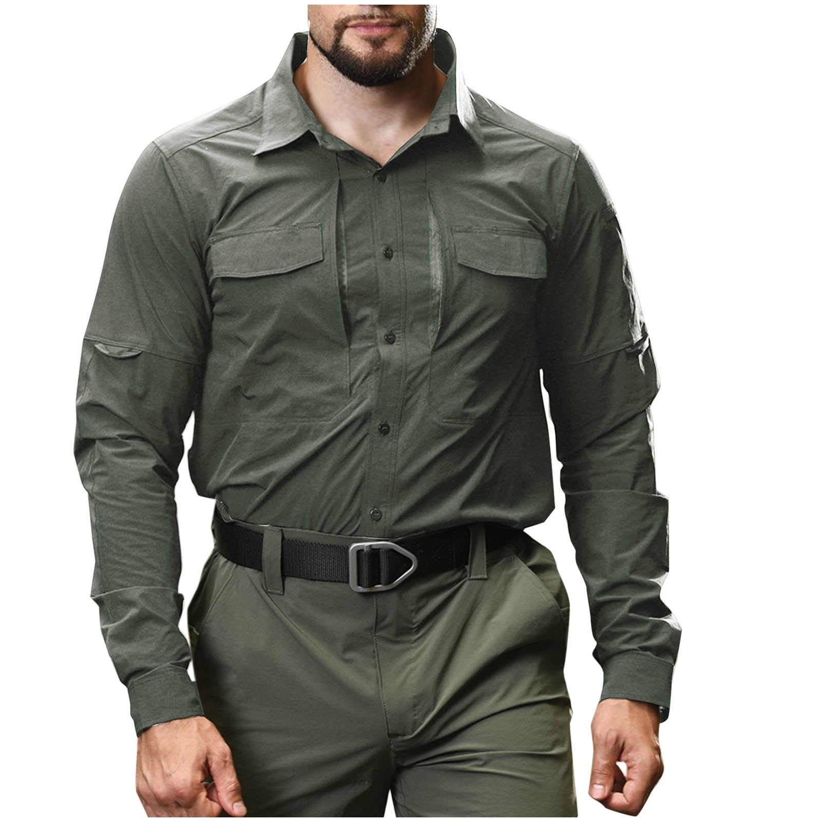 tactical dress shirt Rothco Short Sleeve - Black as well as a pen pocket 5.11 Tactical Flex-Tac Ripstop Short