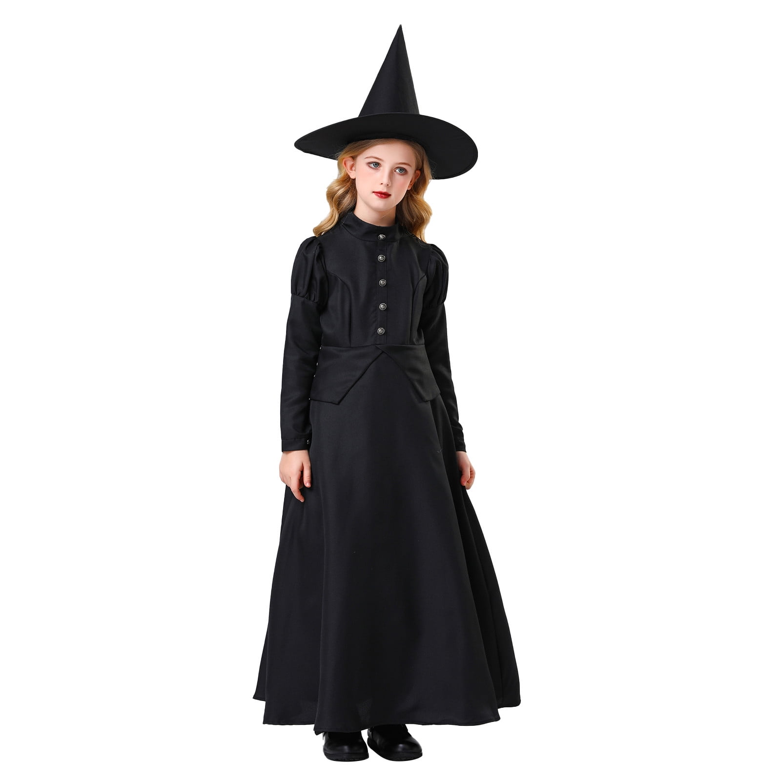 ZCFZJW Toddler Kids Halloween Fancy Dress Up Costumes Clothes 2023 Trendy  Cute Baby Girls Cosplay Party Princess Dress Outfits with Head Wear Set