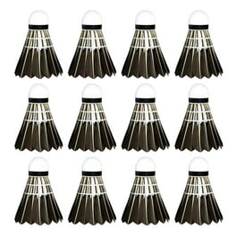 opvise 6 Pcs Feather Shuttlecocks Professional Flying Stability Durable Yellow Shuttlecock Sport Training Badminton Ball for Outdoor Walmart