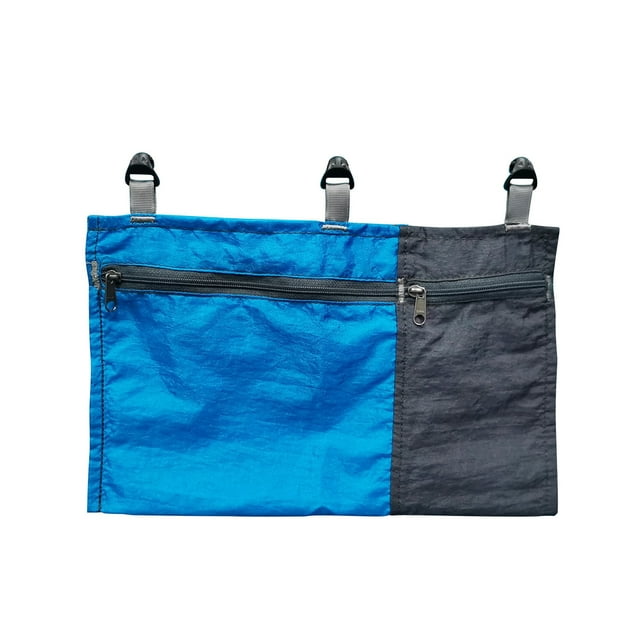 ZCKK Hammock Organizer Bag Zipper Closure Large Capacity Small Items Storage Container Camping Accessories