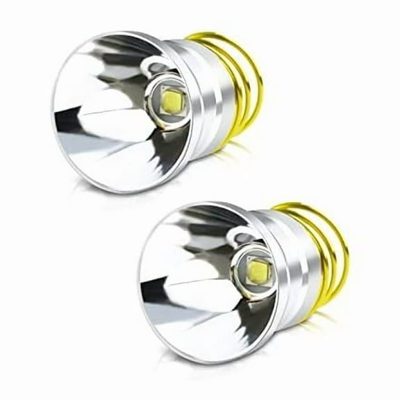 ZCLED Bulb Replacement, P60 Design Drop-in Module Bulb Replacement, 2000 Lumen, 1 Lighting Mode, Flashlight Repair Replacement LED Bulb for Surefire 6P C2 C3 D2 G2 G3 S3 Ultrafire 501B 502B