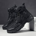 ZCNGSS Men‘s High Top Camouflage Hiking Boots Comfy Non Slip Durable