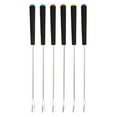 thumbnail image 1 of ​​ZCSKFIN 6-Piece Stainless Steel Fondue Fork Set Heat-Resistant Cheese Fruit Dessert Meat Skewers Professional Fondue Party Accessories Entertaining Essentials​​, 1 of 8
