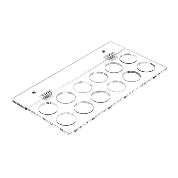 ZCSKFIN Acrylic Coffee Holder with 36-Capacity for Coffee Pods Storage Features a Metal Design Compact Beverage Pod Organizer for Easy Access and Space-Saving Kitchen Organization​​