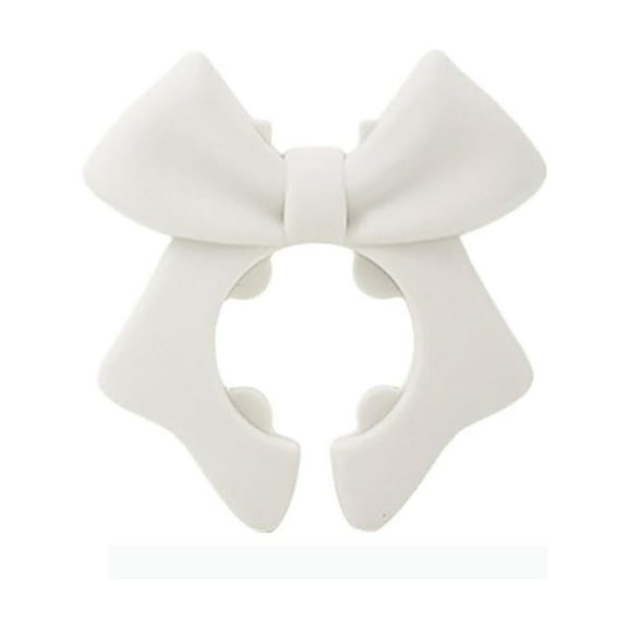 ​​ZCSKFIN Bow Shaped Silicone Spatula Holder Spoon Rest Anti-Scalding Utensil Rest Adjustable Pot Clip Cute Cooking Tool Holder Heat-Resistant Safe Kitchen Accessory​​