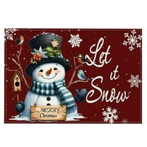 ​​ZCSKFIN Christmas Placemats for Table Setting 12x18 inch Seasonal Table Mats Feature Winter Xmas Holiday Designs for Decorating Home Dining Rooms During Festive Gatherings​​