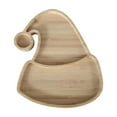 thumbnail image 1 of ​​ZCSKFIN Christmas Wooden Serving Trays Holiday Themed Santa Reindeer Tree Shapes Hardwood Platters for Cookies Candy Festive Home Decor Handcrafted Artisanal Design​​, 1 of 9