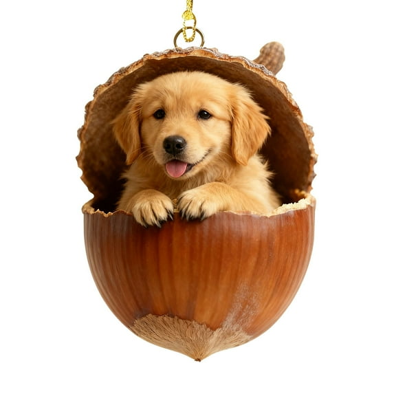 ZCSKFIN Cozy Animal Christmas Ornaments Set, Acrylic Cute Animal Tree Hanging Decorations with Rustic Nature Theme, Perfect for Animal Lovers and Festive Home Decor Enthusiasts