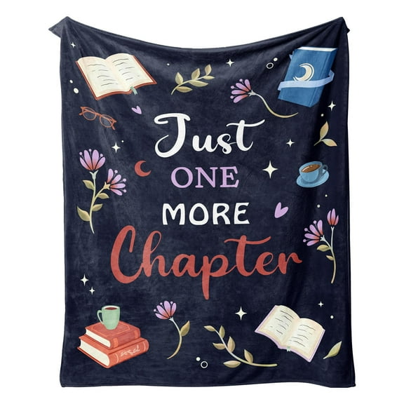 ZCSKFIN Cozy Reading Blanket for Book Lovers, Soft Throw for Readers and Book Club Members, Ideal for Women and Men, Perfect for Relaxing with a Good Book at Home or Travel