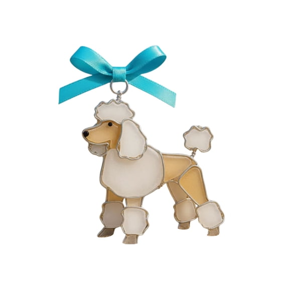 ZCSKFIN Cute Pet Dog Shaped Charm Style Backpack Pendant, Adorable Animal Keychain and Bag Decoration Charm for Personalizing Purses, Luggage, and Accessories