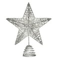 thumbnail image 1 of ZCSKFIN Glitter Star Christmas Tree Topper with LED Warm White Lights, Lighted Tree Topper for Xmas Tree Decorations, Sparkling Holiday Indoor Decor for a Festive and Bright Seasonal Display, 1 of 9