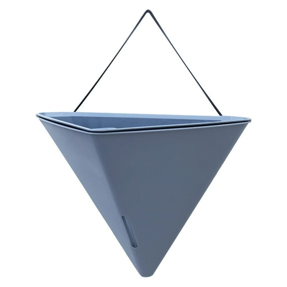 ​​ZCSKFIN Large 12 Inch Wall Planter for Indoor Plants with Self-Watering System, Geometric Hanging Flower Vase, Modern Stylish Wall Mounted Pot Holder Decor