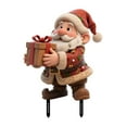 thumbnail image 1 of ZCSKFIN PVC Christmas Garden Stake Ornament with Holiday Motifs, Quick-Insert Yard Decoration for Courtyard and Lawn, Weather-Resistant Festive Display for Outdoor Seasonal Decor​​, 1 of 5