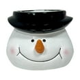 thumbnail image 1 of ​​ZCSKFIN Santa Head Planter with Snowman Resin Design, Cute Tabletop Flowerpot for Christmas Home Decor, Red and Black Hat Decoration as a Festive Container for Small Potted Plants​​, 1 of 4