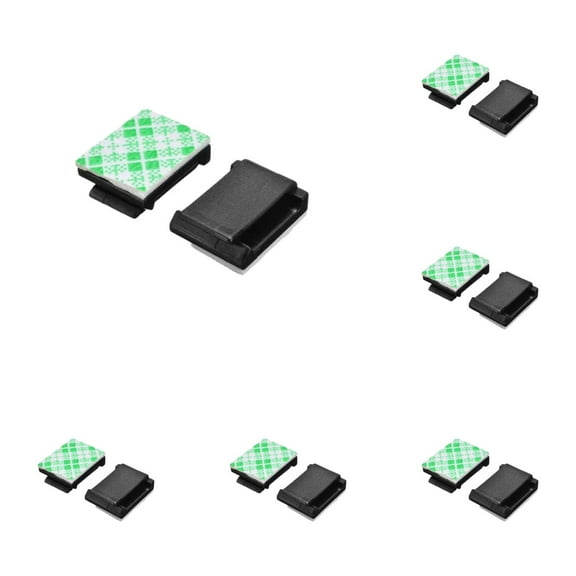 ​​ZCSKFIN Self-Adhesive Vehicle Data Cable Tie Mounts and Wire Fixing Clips for Organizing Cables in Cars and Vehicles Keeping Wires Neatly Secured and Managed​​
