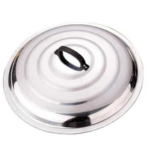 ​​ZCSKFIN Stainless Steel Pot Lid Thickened Extra-Large Round Cover for Woks Traditional Stove Cooking Heavy-Duty Construction Steam Vent Design Universal Fit Solution​​