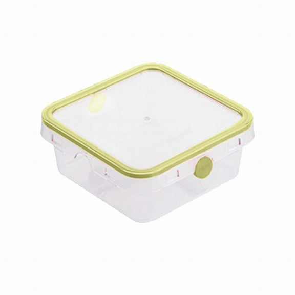 ZCSKFIN Ultra Seal Rectangle Airtight Food Storage Container, Latching Lid with Gasket, Microwave and Dishwasher Safe, 570ml/1150ml Capacity for Fresh Food Preservation